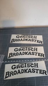 Gretsch broadkaster vintage logo