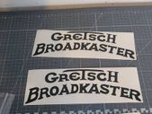 Gretsch broadkaster vintage logo