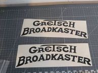 main image for ad Gretsch broadkaster vintage logo