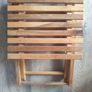 foldable wooden stool Image 3