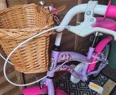 Apollo Wild Rose Kids Bike - 16" Wheel, barely used, basket included