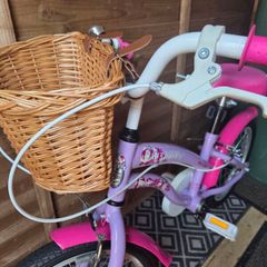 Apollo Wild Rose Kids Bike - 16" Wheel, barely used, basket included