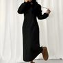 Hooded maxi dress Image 3