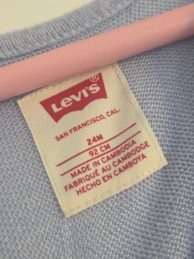 24m, Brand-New Soft Levi's Toddler Dress with Soft Underwear