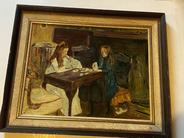 painting  signed  N Harrington