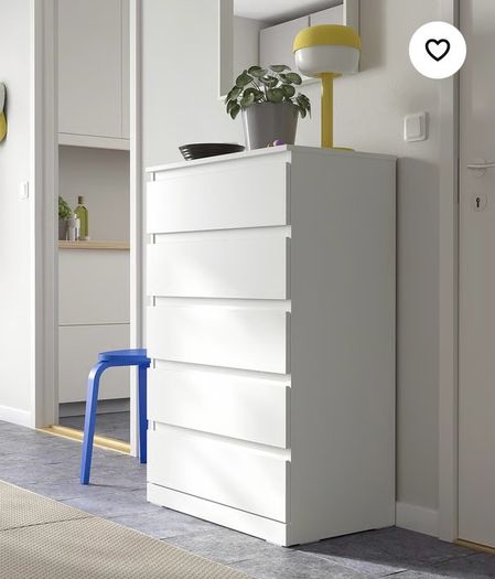 Ikea Lillberget Chest of 5 Drawers