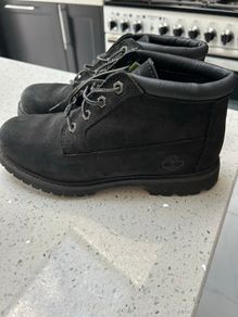 Black Timberland boots - womens