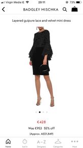 Badgley Mischka dress - Sz 12 -14