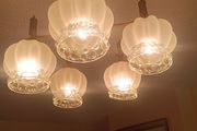10 Vintage style frosted glass shades