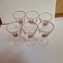 6 vintage glasses Image 3