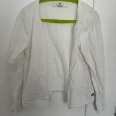 White H&M cardigan for a girl, 122/128 cm, 6-8 years