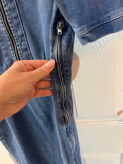 NEW Caroll Structured Denim Dress with pockets - Size 12