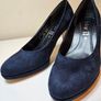 Gabor Gab270 Court Shoe - Navy Suede RRP 80 Euro Soft & Smart UK 5  & UK 4.5 New & Boxed Image 6