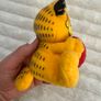 Garfield plush toy holding You Are My Dream by Paws approx. 11 cm. Used Please see photos Image 7