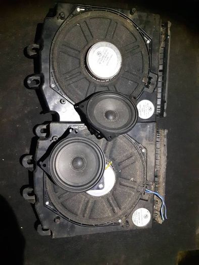BMW E60 E61 LCI facelift Speakers SET with Subwoofer bass central car 2008 speaker