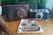 Refurbished Zorki-1 New Curtains,35mm Film Camera, Industar-22 Lens, M39 Leica Mount, ClaD Serviced Tested Fully Working Condition, 364433