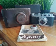 Refurbished Zorki-1 New Curtains,35mm Film Camera, Industar-22 Lens, M39 Leica Mount, ClaD Serviced Tested Fully Working Condition, 364433
