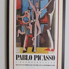 Fine Art  ;  Original Picasso Lithograph 1980.