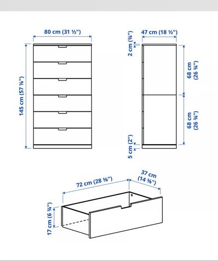 IKEA chest and toys storage