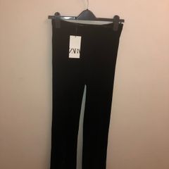 NEW ZARA velour trousers (XS)