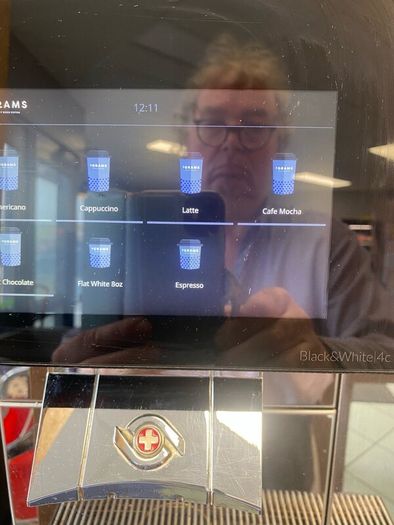 Chilled mineral cabinet and 2 coffee machines