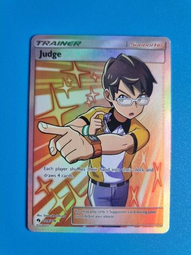 Judge (209) Rare Pokemon Card from Lost Thunder Set