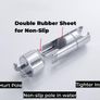 Shower Head Holder with 2 Hooks, Universal Shower Holder Bracket for 16-27mm, Chrome-Plated+ABS Shower Design Shower Head Holders Replacement Easy Installation for Slide Rod Image 4