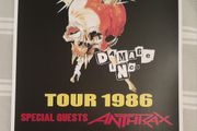 Metallica Tour Poster Dublin 1986