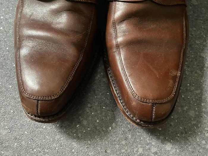 Loake 1880 Leven Loafer Brown Made in England size UK6 1/2 Leather
