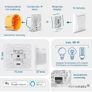 Homematic IP Smart home dimming actuator for brand switches - phase cut, phase cut dimmer for dimmable lamps as well as for most dimmable LED lamps, 143166A0 Image 3