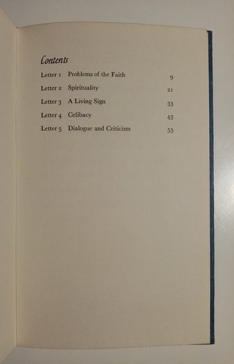Letters to a Young Priest from a Laicised Priest (1975) - Theology Book - Religious Studies Book - Spirituality Book