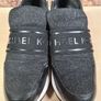 womens MICHAEL KORS Black glitter trainers runners wedge heel slip on  Size UK 4 EU 37 US 7M Image 3