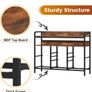 7-Drawer Fabric Chest Of Drawers for Bedroom - 4 Large and 3 Small Drawers with Handles, Storage Organizer with Open Shelf & Sturdy Metal Frame, Ideal for Living Room/Entryway (Rustic Brown) Image 4