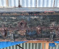 Old steamer trunk