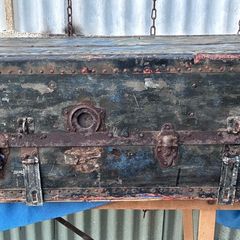 Old steamer trunk