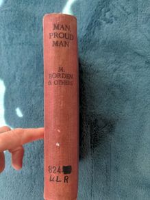 Man,proud Man - M.borden & Others