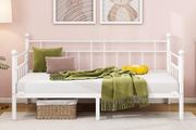3ft Sofa Bed Steel Slats Platform Bed Frame 90x190 cm Children Bed For Living Room Guest Room