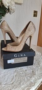 Gina Peep Toe High Heels