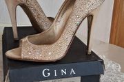Gina Peep Toe High Heels