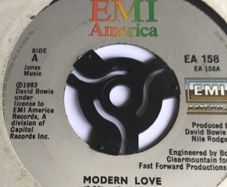 David Bowie vinyl single - Modern Love