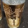 Pair of vintage Moroccan tea glasses Image 2