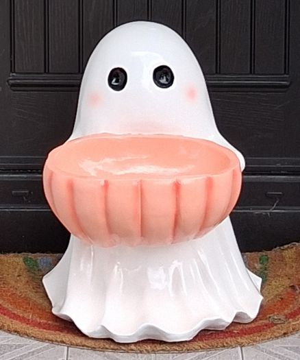 Large Ceramic Ghost Ornament - 24 inches