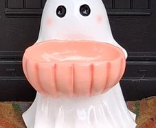 Large Ceramic Ghost Ornament - 24 inches