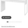 Ikea Micke Desk White, 2 Drawer Image 8