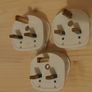 Pack of 3 x T-Bar Uk/Irish plug Connector Type Image 6