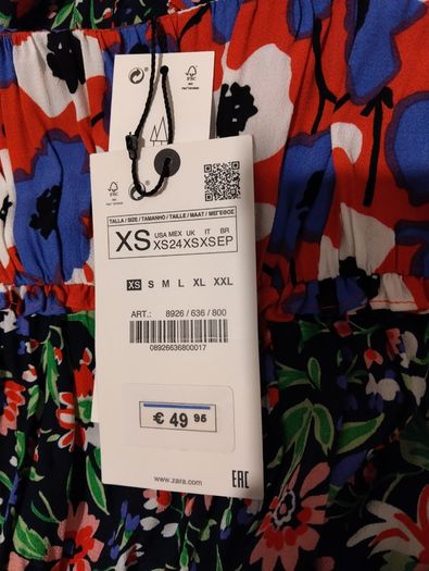 Zara Top, New With Tags