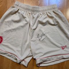 Liverpool player issued signed shorts