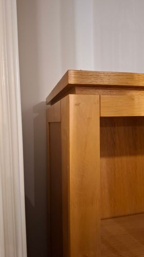 Solid Oak Bookcase / Display Unit