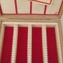 Vintage wooden slide storage box Image 4