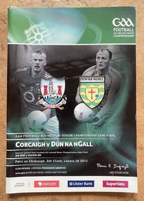 2012 Cork v Donegal - GAA All-Ireland Senior Football Championship Semi Final Programme